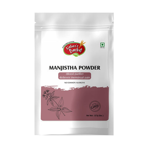 Nature's Basket Manjistha (Rubia Cordifolia) Powder 227g