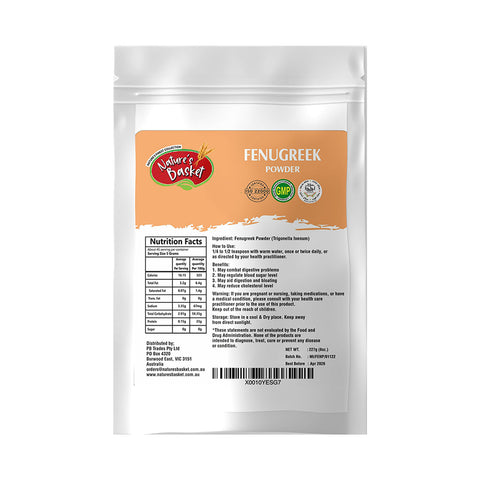 Nature's Basket Fenugreek (Trigonella Foenum) Powder 227g