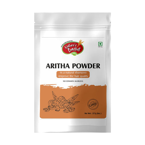 Nature's Basket Aritha (Sapindus Mukorossi) Powder 227g