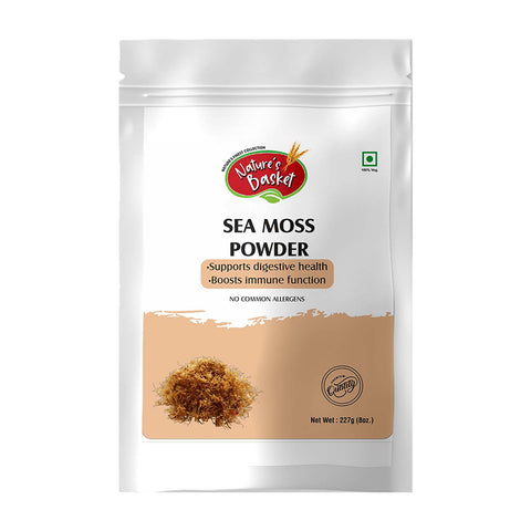 Nature's Basket Sea Moss (Chondrus Crispus) Powder 227g - Marine Wellness Boost