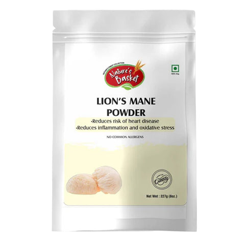 Lion's Mane (Hericium Erinaceus) Powder 227g - Cognitive Support - Nature's Basket