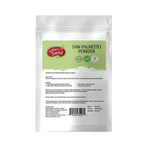 Saw Palmetto (Serenoa repens) Powder 227g: Prostate Health - Nature's Basket