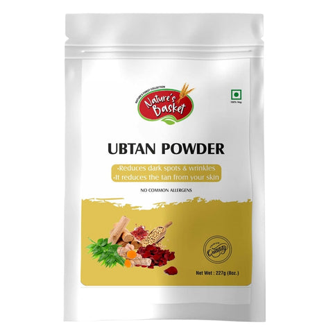 Ubtan Blend (Turmeric, Barley, Sandalwood, Neem, Chickpeas, Saffron, Mogra Flower, Rose Flower) Powder 227g