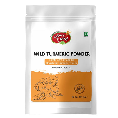 Nature's Basket Wild Turmeric (Curcuma Aromatica) Powder - 227 Grams