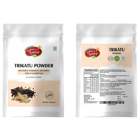 Trikatu Powder (Piper Longum Linn, Zingiber officinale, Piper Nigrum Linn)  227 Grams