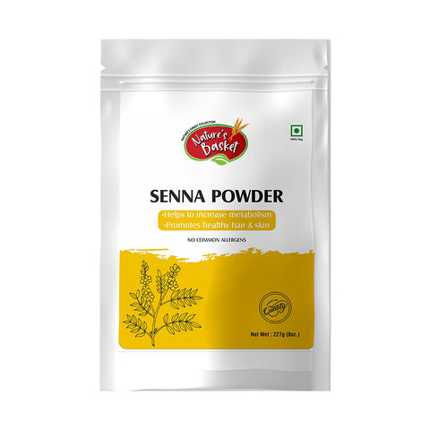 Nature's Basket Senna (Cassia Angustifolia) Powder - 227 Grams