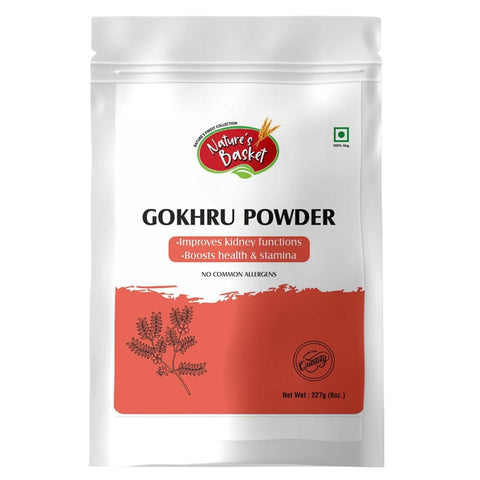 Nature's Basket Gokhru (Tribulus Terrestris) Powder - 227g