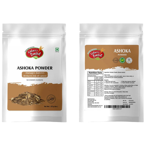 Nature's Basket Ashoka (Saraca asoca) Powder 227g