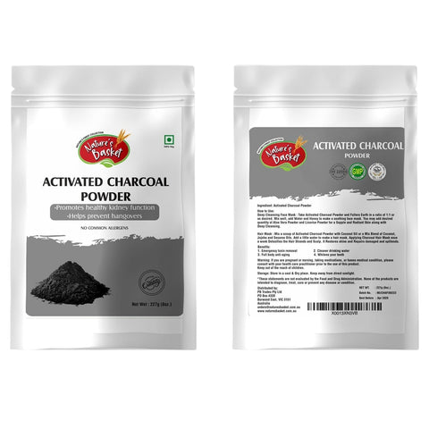 Nature's Basket Activated Charcoal Powder 227g