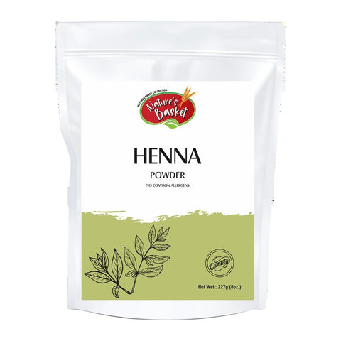 Nature's Basket Henna (Lawsonia Inermis) Powder 227g
