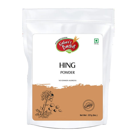 Nature's Basket Compounded Hing (Ferula asa-foetida) powder - Contains gluten