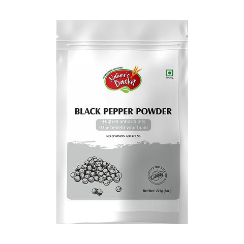 Nature's Basket Black Pepper (Piper Nigrum) Powder 227g