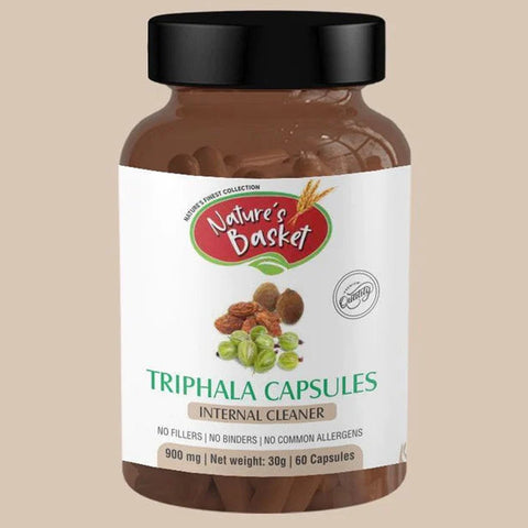Triphala (Emblica Officinalis, Terminalia Bellirica, Terminalia Chebula) 900mg 60 Capsules