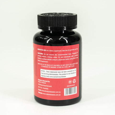 Natures Basket Magnesium 60 Gummies