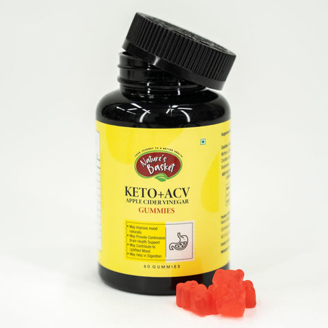 Nature's Basket Keto + ACV 60 Gummies