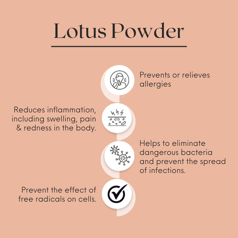 Nature's Basket Lotus (Nelumbo Nucifera) Powder - 227 Grams