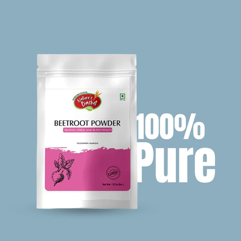 Nature's Basket Beetroot (Beta Vulgaris) Powder 227g