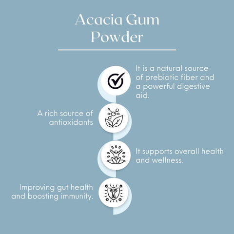 Nature's Basket Acacia Gum (Acacia Senegal) Powder 227g