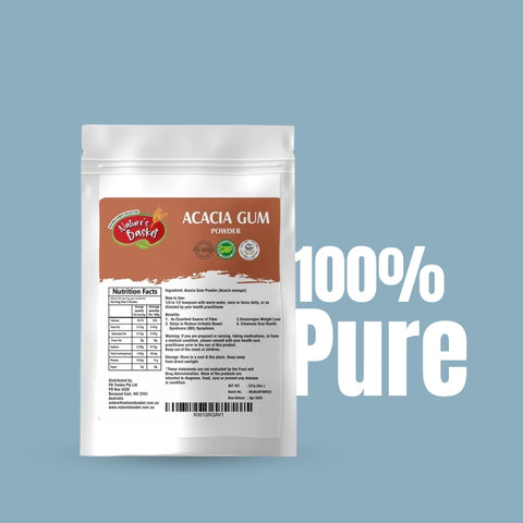 Nature's Basket Acacia Gum (Acacia Senegal) Powder 227g