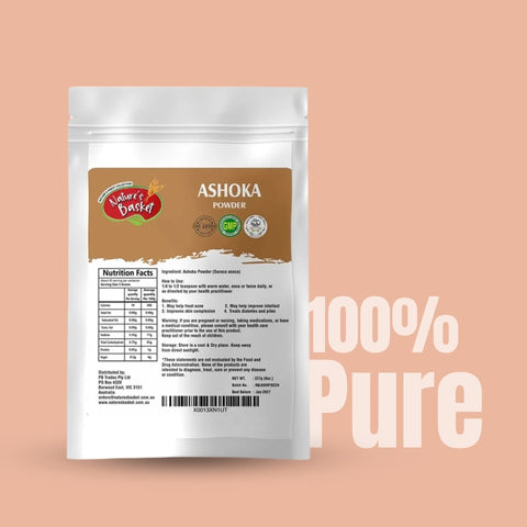 Nature's Basket Ashoka (Saraca asoca) Powder 227g
