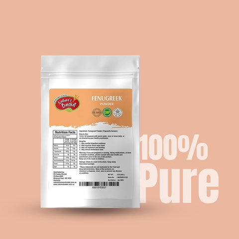 Nature's Basket Fenugreek (Trigonella Foenum) Powder 227g