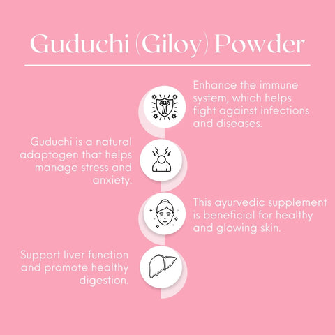 Nature's Basket Guduchi (Giloy) (Tinospora Cordifolia) Powder 227g