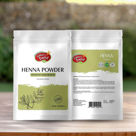 Nature's Basket Henna (Lawsonia Inermis) Powder 227g