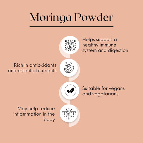 Moringa Powder with antioxidants  - 227g