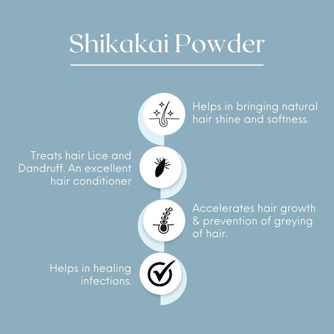 Nature's Basket Shikakai (Acacia Concinna) Powder 227g