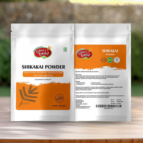 Nature's Basket Shikakai (Acacia Concinna) Powder 227g