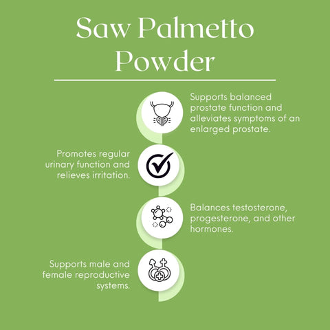 Saw Palmetto (Serenoa repens) Powder 227g: Prostate Health - Nature's Basket