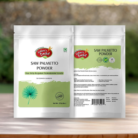 Saw Palmetto (Serenoa repens) Powder 227g: Prostate Health - Nature's Basket