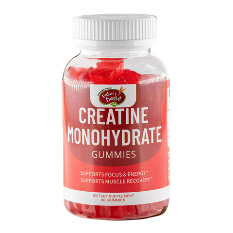 Nature's Basket Creatine Monohydrate 60 Gummies : Boost Muscle Growth