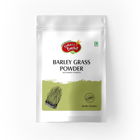 Nature's Basket Barley Grass (Hordeum Vulgare) powder 227g