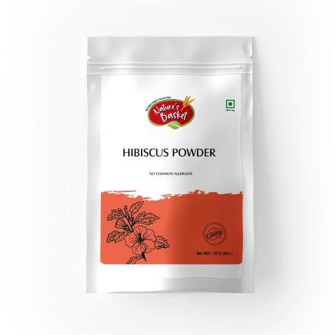 Nature's Basket Hibiscus (Hibiscus Rosa-sinensis) Powder 227g
