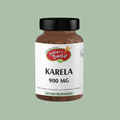 Nature's Basket Karela (Momordica Charantia) Extract 900mg 60 Capsules