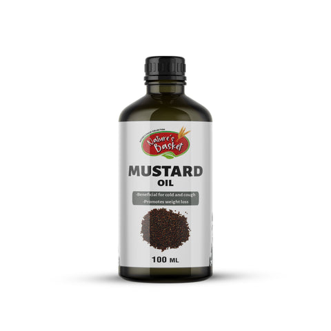 Nature’s Basket Cold Pressed Mustard Oil – Pure, Aromatic & Nutrient-Rich