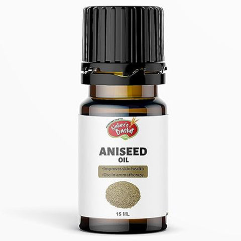 Nature's Basket Aniseed (Pimpinella anisum) Essential Oil 15ml