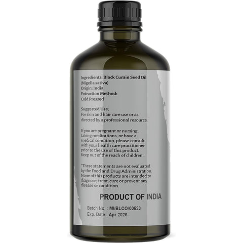 Nature’s Basket Cold Pressed Black Cumin Seed Oil – Potent, Healing & Immunity-Boosting (100ml)