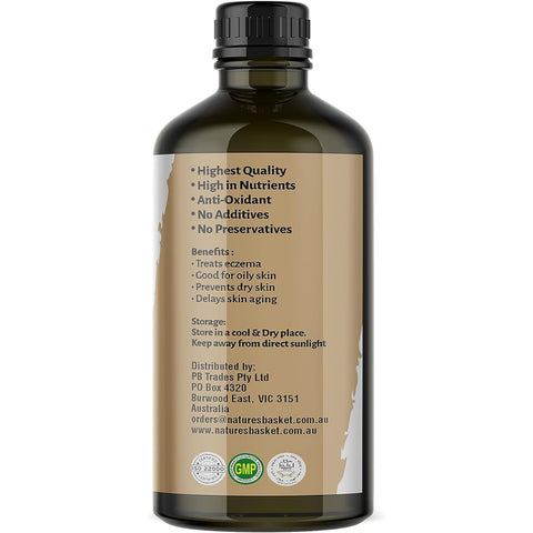 Nature’s Basket Cold Pressed Hemp Seed Oil – Omega-Rich, Balancing & Multi-Use (100ml)