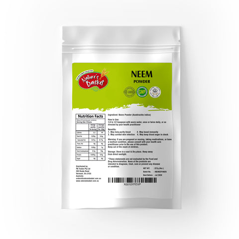Nature's Basket Neem (Azadirachta Indica) Powder 227g
