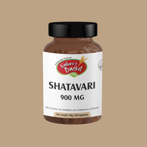 Natures Basket Shatavari (Asparagus Racemosus) 900mg 60 Capsules