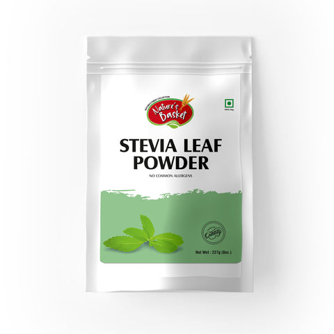 Natures Basket Stevia Leaf Powder – 227g