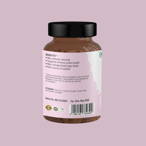 Turkey Tail + Lion’s Mane Mushroom Capsules – 450mg | 60 Caps | Natures Basket