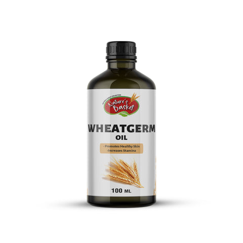 Nature’s Basket Cold Pressed Wheatgerm Oil – Vitamin E-Rich, Pure & Rejuvenating