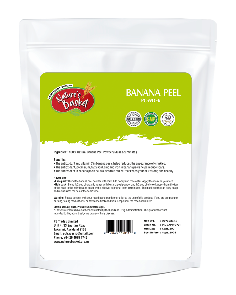 Nature's Basket Banana peel powder 227g Nature's Basket AU