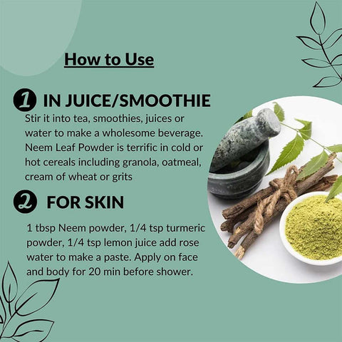 Nature's Basket Neem (Azadirachta Indica) Powder 227g