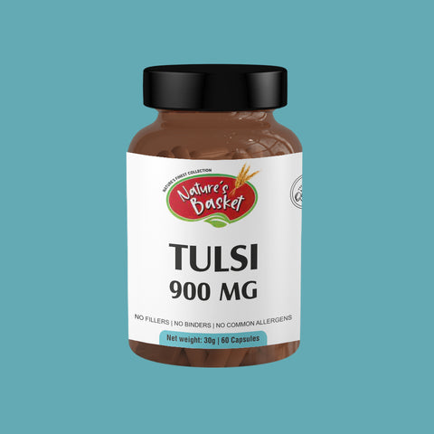 Nature's Basket Tulsi (Ocimum Tenuiflorum) 900mg 60 capsules
