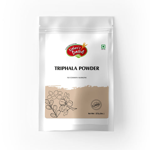 Pure Triphala (Emblica Officinalis, Terminalia Bellirica, Terminalia Chebula) Powder 227g