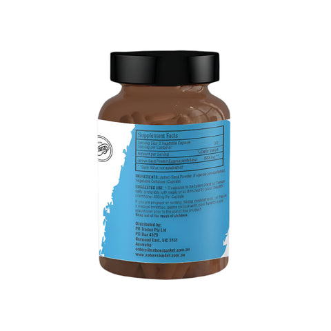 Nature's Basket Jamun (Eugenia Jambolana) Seed Powder Capsule - 60 Capsules